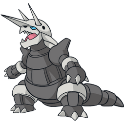 Este é Aggron, um Net? Pokémon do tipo EMC n30 pedra e metal,que